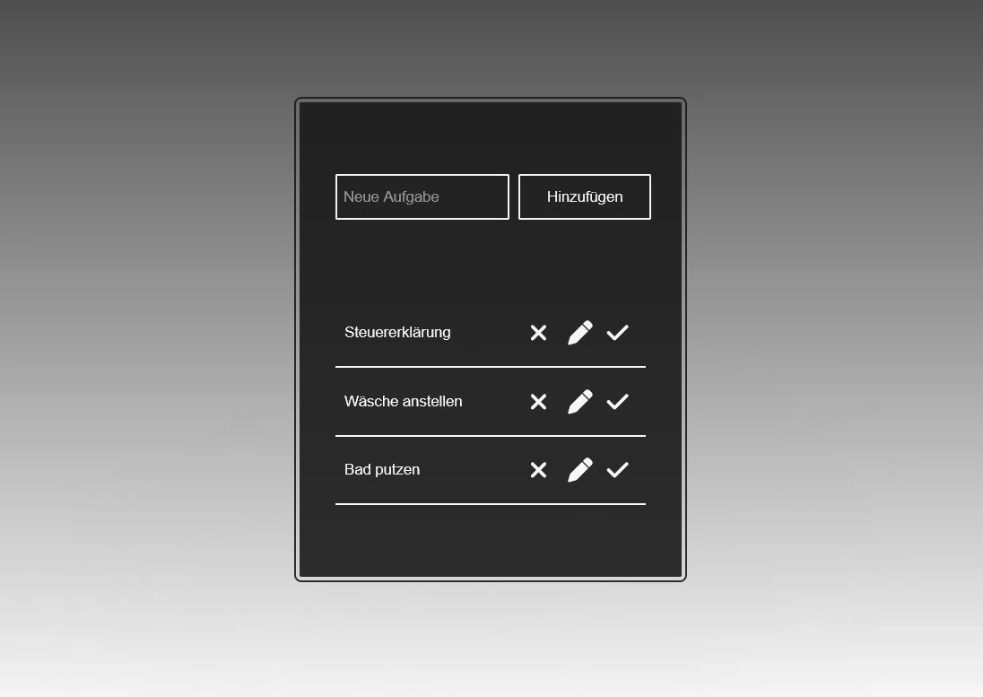 Screenshot of To-Do-List